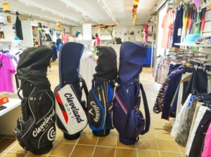 golf bag, proshop, chaparral golf club, mijas, costa del sol