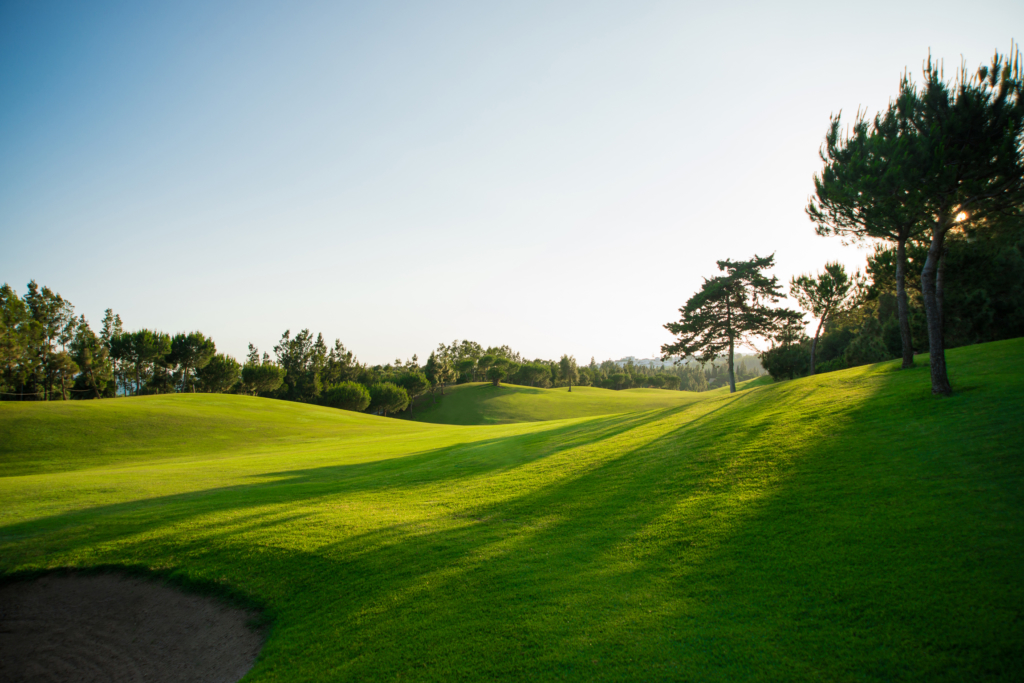 New golf season, Hole 9 Chaparral Golf Club, MIjas, Costa del Sol