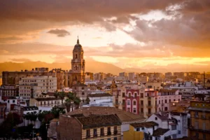 A breathtaking view of Malaga, with its historic landmarks, vibrant streets, and stunning coastal scenery, showcasing the beauty of this enchanting city.